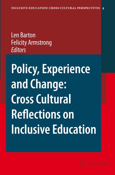 Produktbild: Policy, Experience and Change: Cross-Cultural Reflections on Inclusive Education