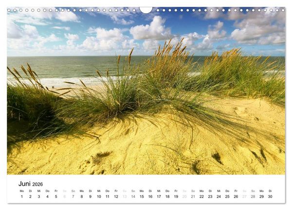 Produktbild: Sylt, der nordfriesische Inseltraum (Wandkalender 2026 DIN A3 quer), CALVENDO Monatskalender