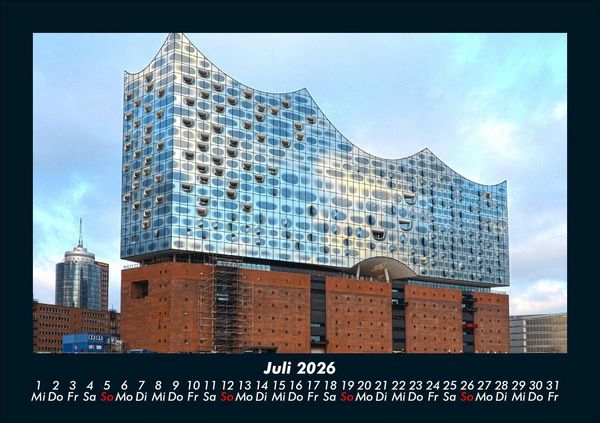 Produktbild: Hamburg 2026 Fotokalender DIN A5