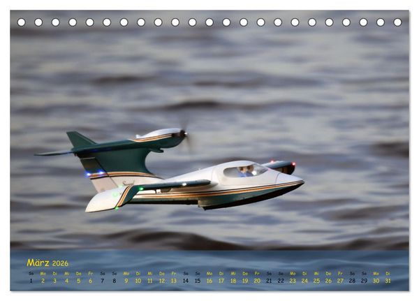 Produktbild: Abenteuer Wasserflug (Tischkalender 2026 DIN A5 quer), CALVENDO Monatskalender