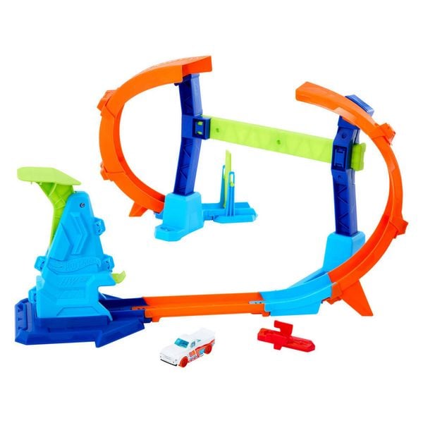 Produktbild: Hot Wheels Track Set Corkscrew Jump Champion