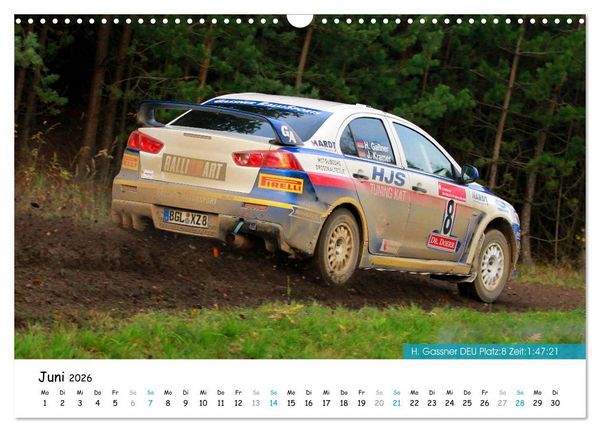 Produktbild: Lausitz-Rallye Kalender (Wandkalender 2026 DIN A3 quer), CALVENDO Monatskalender