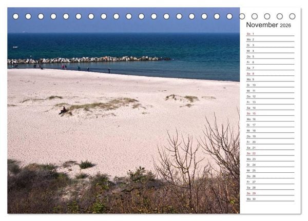 Produktbild: K&uuml;nstlerparadies Ahrenshoop (Tischkalender 2026 DIN A5 quer), CALVENDO Monatskalender
