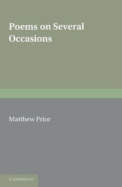 Produktbild: The Writings of Matthew Prior