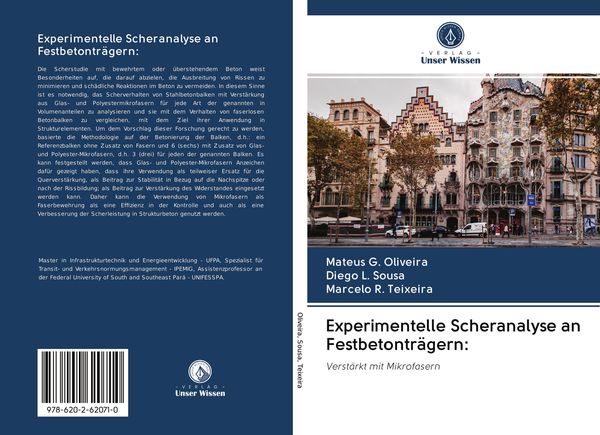 Experimentelle Scheranalyse an Festbetonträgern:, Taschenbuch von Mateus G. Oliveira , Diego L. Sousa , Marcelo R. Teixeira, Sciencia Scripts,