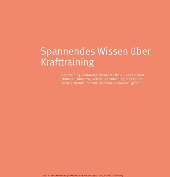 Produktbild: Krafttraining f&uuml;r Frauen 50+