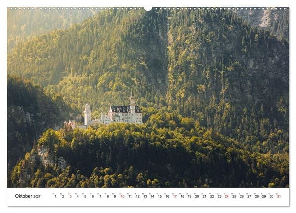 Produktbild: Deutschland - Bayerns Landschafts-Gefl&uuml;ster (hochwertiger Premium Wandkalender 2027 DIN A2 quer), Kunstdruck in Hochglanz