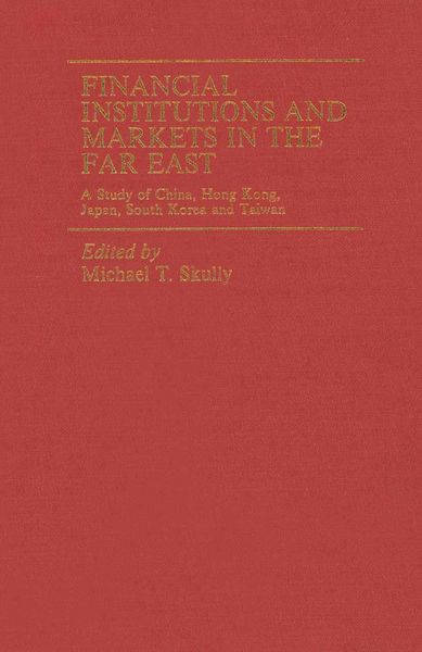Produktbild: Financial Institutions and Markets in the Far East