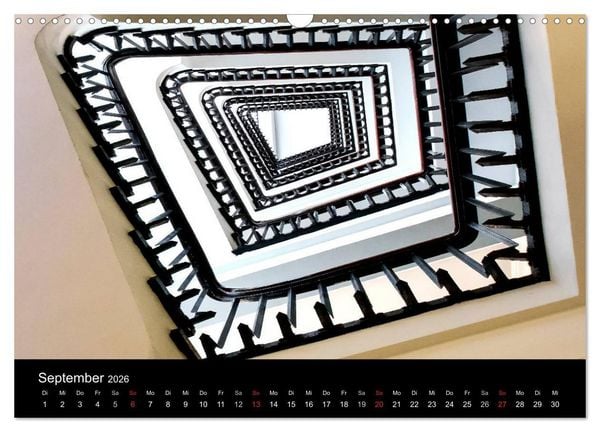 Produktbild: Faszination Treppen (Wandkalender 2026 DIN A3 quer), CALVENDO Monatskalender