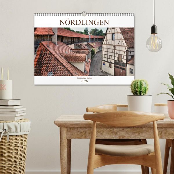 Produktbild: N&ouml;rdlingen - Eine runde Sache (Wandkalender 2026 DIN A3 quer), CALVENDO Monatskalender