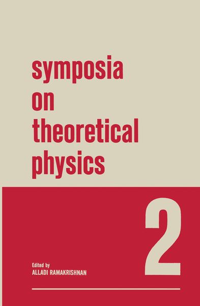 Produktbild: Symposia on Theoretical Physics