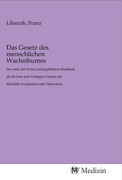 Produktbild: Das Gesetz des menschlichen Wachsthumes