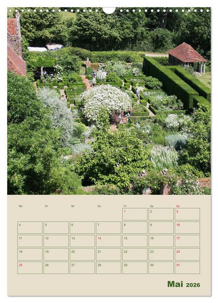 Produktbild: Schl&ouml;sser und G&auml;rten in England (Wandkalender 2026 DIN A3 hoch), CALVENDO Monatskalender