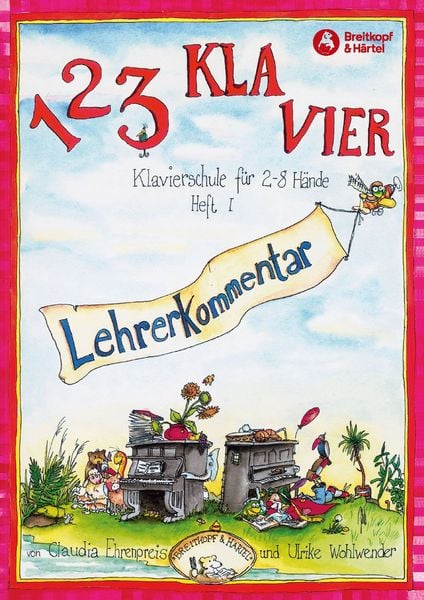 Produktbild: 1, 2, 3 Klavier. Lehrerkommentar zu Heft 1