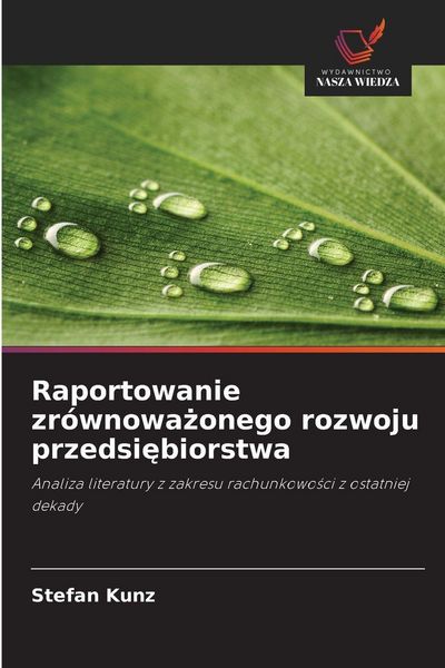 Produktbild: Raportowanie zr&oacute;wnowa&iquest;onego rozwoju przedsi&iquest;biorstwa