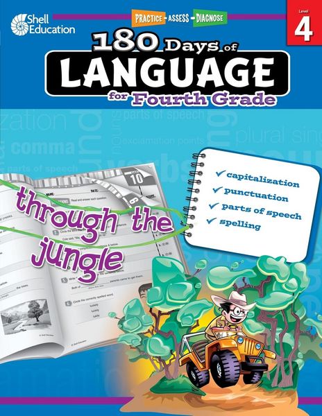 Produktbild: 180 Days of Language for Fourth Grade