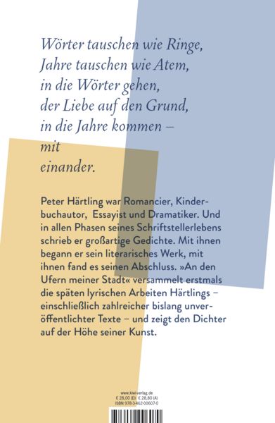 Produktbild: An den Ufern meiner Stadt