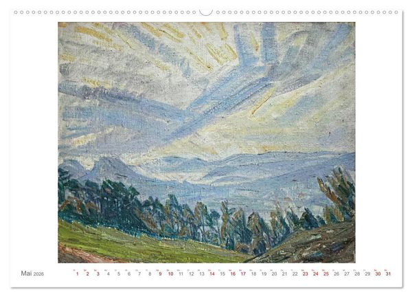 Produktbild: Landschaft im Licht. Daniel Wohlgemuth 1876-1967 (Wandkalender 2026 DIN A2 quer), CALVENDO Monatskalender