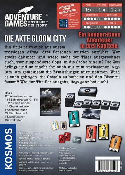 Produktbild: Adventure Games - Die Akte Gloom City