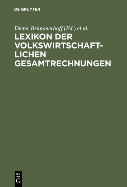 Produktbild: Lexikon der Volkswirtschaftlichen Gesamtrechnungen