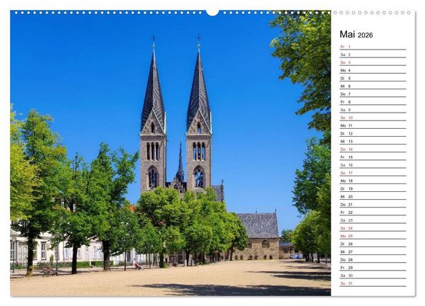 Produktbild: Halberstadt - Das Tor zum Harz (hochwertiger Premium Wandkalender 2026 DIN A2 quer), Kunstdruck in Hochglanz
