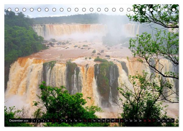 Produktbild: Argentinien - Von Iguazu bis Feuerland (Tischkalender 2026 DIN A5 quer), CALVENDO Monatskalender
