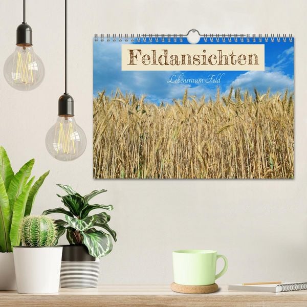 Produktbild: Feldansichten (Wandkalender 2026 DIN A4 quer), CALVENDO Monatskalender