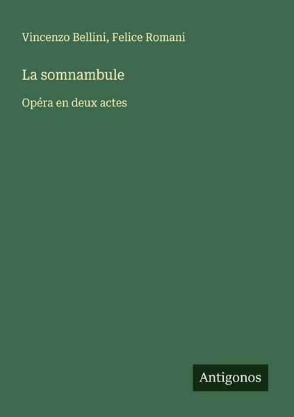 Produktbild: La somnambule