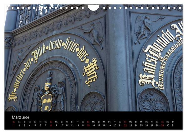 Produktbild: Der Gusseiserne Turm zu L&ouml;bau (Wandkalender 2026 DIN A4 quer), CALVENDO Monatskalender