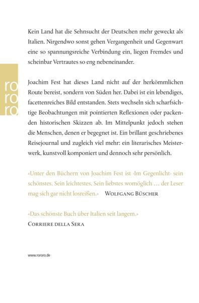 Produktbild: Im Gegenlicht
