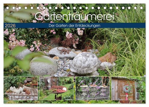 Produktbild: Gartentr&auml;umerei (Tischkalender 2026 DIN A5 quer), CALVENDO Monatskalender