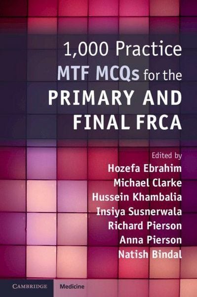 Produktbild: 1,000 Practice MTF MCQs for the Primary and Final FRCA