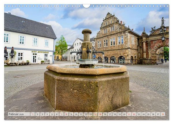 Produktbild: B&uuml;ckeburg Impressionen (Wandkalender 2026 DIN A3 quer), CALVENDO Monatskalender