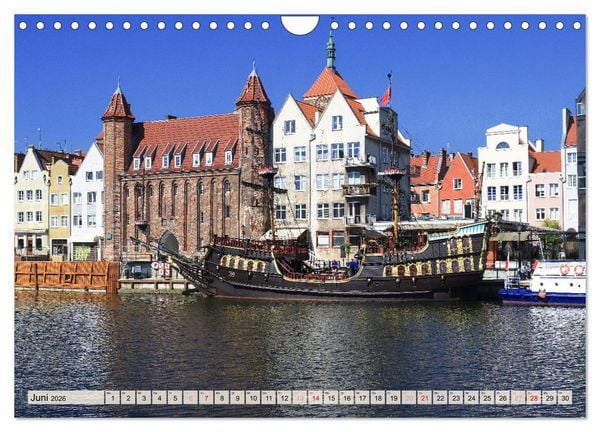 Produktbild: Danzig - Eine Perle Polens (Wandkalender 2026 DIN A4 quer), CALVENDO Monatskalender