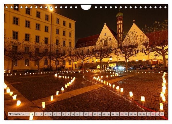 Produktbild: Augsburg - Bayerische Weltstadt mit Herz (Wandkalender 2027 DIN A4 quer), CALVENDO Monatskalender