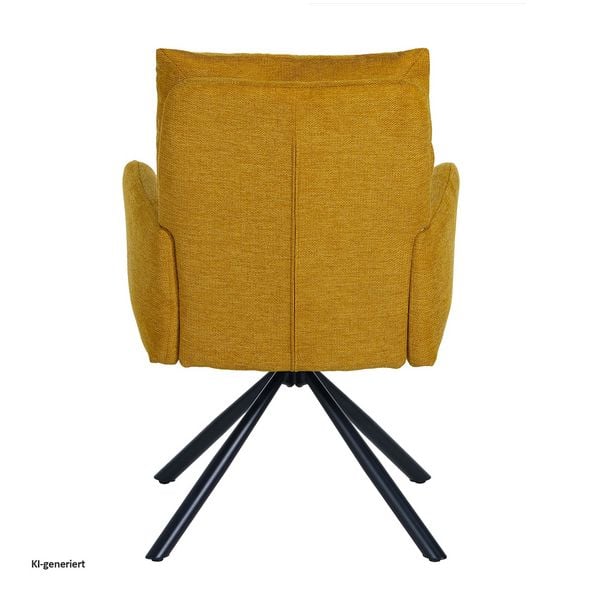 Produktbild: HTI-Living HTI-Living Drehstuhl Kyra Gelb HTI-Living Drehstuhl Kyra Gelb