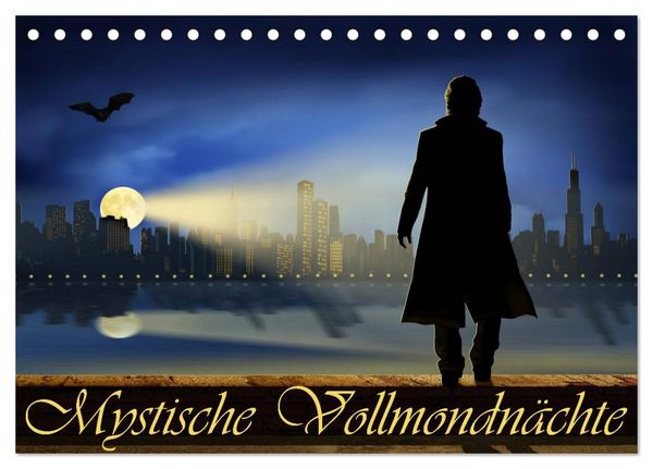 Produktbild: Mystische Vollmondn&auml;chte (Tischkalender 2026 DIN A5 quer), CALVENDO Monatskalender