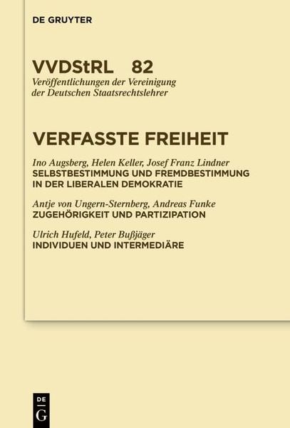 Produktbild: Verfasste Freiheit