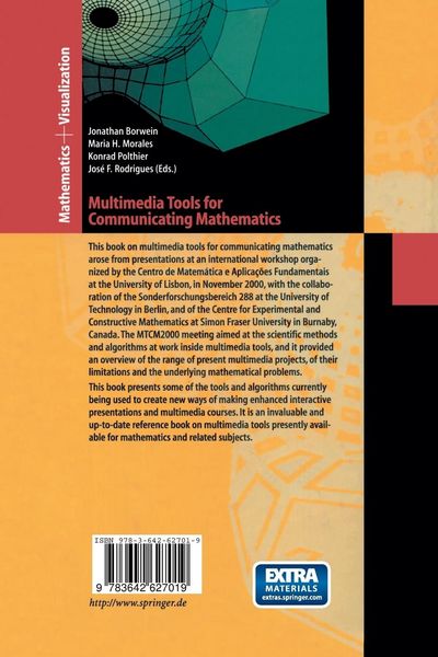 Produktbild: Multimedia Tools for Communicating Mathematics