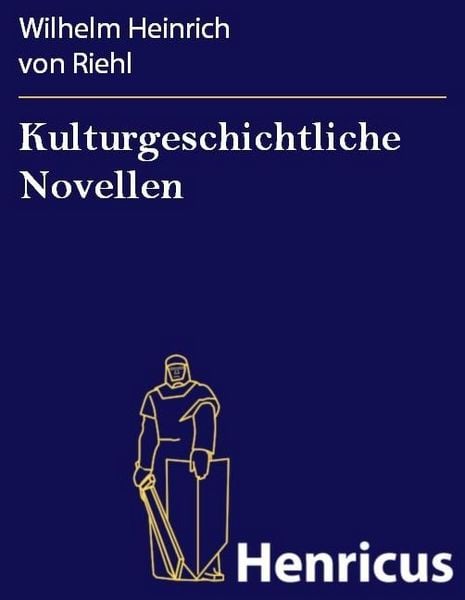 Produktbild: Kulturgeschichtliche Novellen