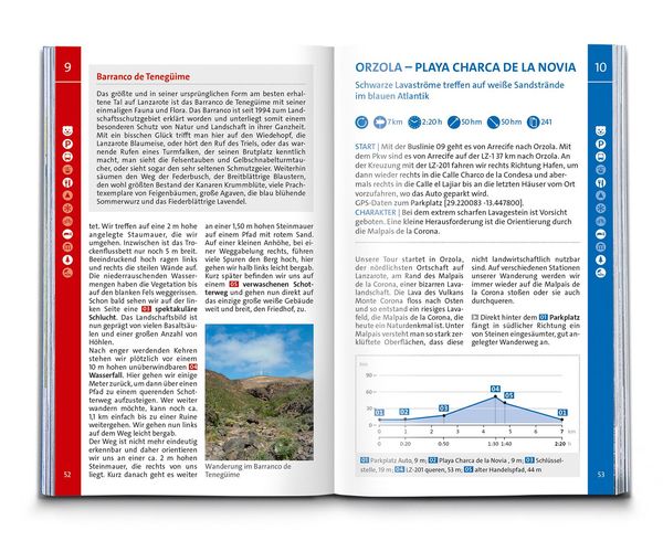 Produktbild: KOMPASS Wanderführer Lanzarote, 50 Touren mit Extra-Tourenkarte