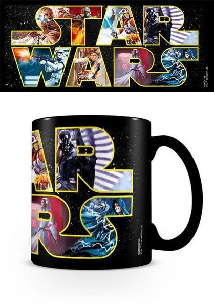 Produktbild: Star Wars (Logo und Figuren) Farbwechsel-Tasse