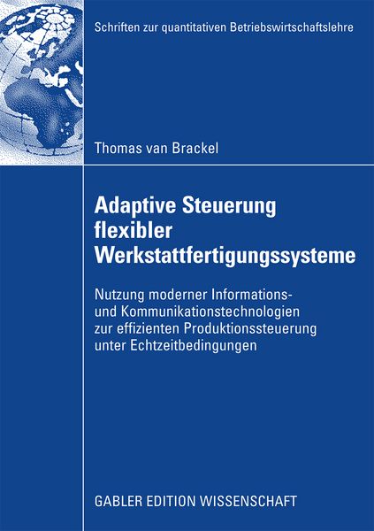 Produktbild: Adaptive Steuerung flexibler Werkstattfertigungssysteme