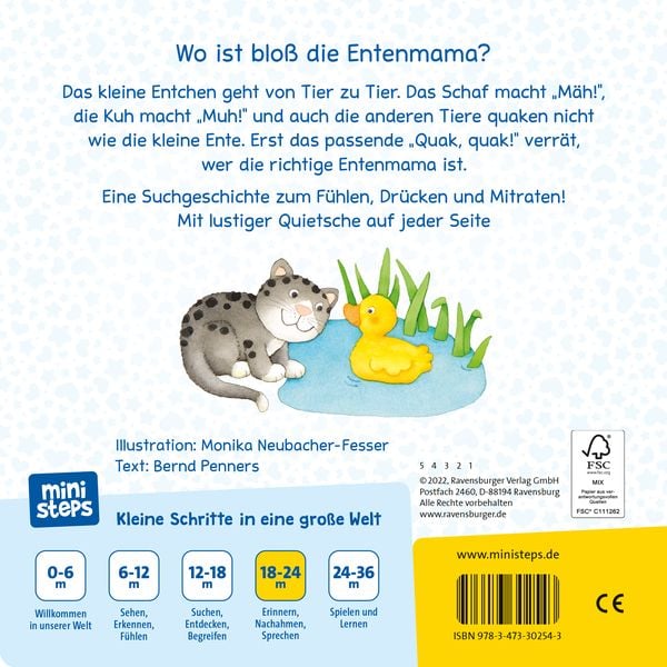 Produktbild: Ministeps: Quak! Bist du meine Mama?