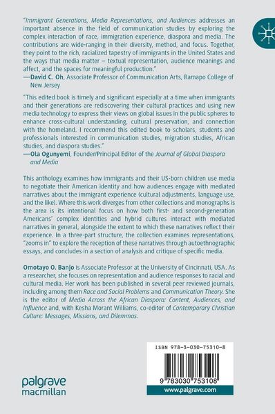 Produktbild: Immigrant Generations, Media Representations, and Audiences