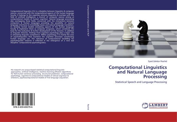 Produktbild: Computational Linguistics and Natural Language Processing