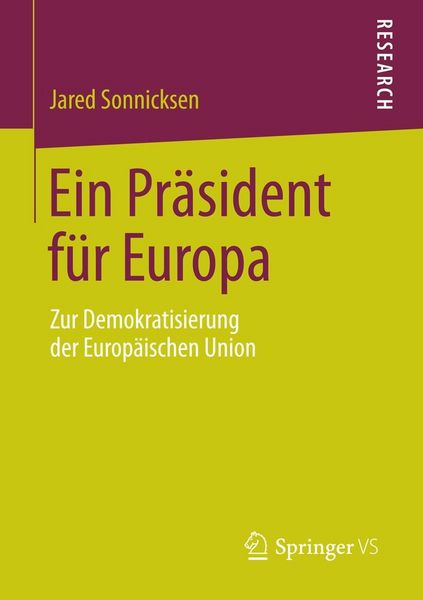 Produktbild: Ein Pr&auml;sident f&uuml;r Europa
