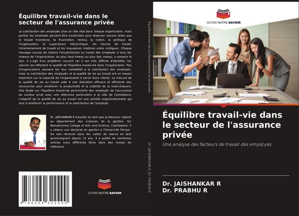Produktbild: &Eacute;quilibre travail-vie dans le secteur de l'assurance priv&eacute;e