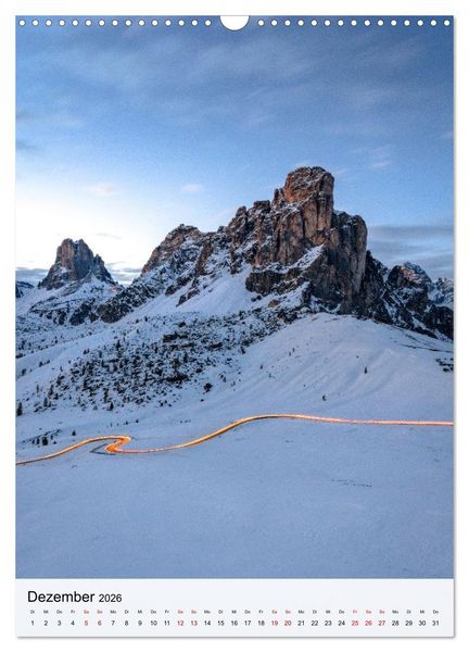 Produktbild: Die Dolomiten - Berge, die begeistern (Wandkalender 2026 DIN A3 hoch), CALVENDO Monatskalender