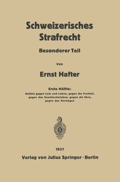 Produktbild: Schweizerisches Strafrecht